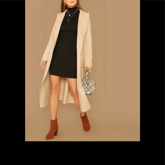 Luxury Long Fall Coat - Picture 2 of 4